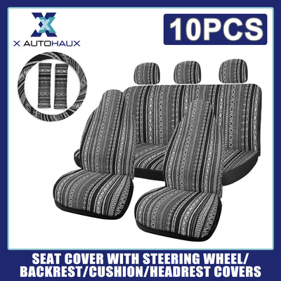 Harfington Uxcell 10pcs Multi-color Blanket Durable Baja Bucket Seat Cover Protector for Car Auto