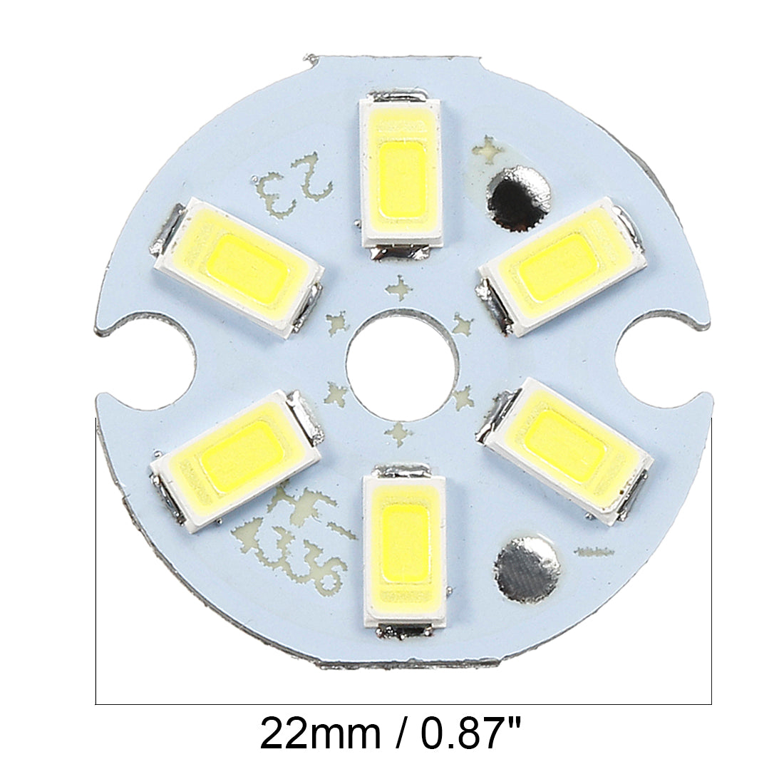 Uxcell 300mA 3W 6 LEDs 5730 Surface Mounted Devices LED Chip Module ...