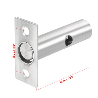 Harfington Uxcell 13mm Dia Cylinder Core Stainless Steel Hidden Tubewell Key Mortise Lock