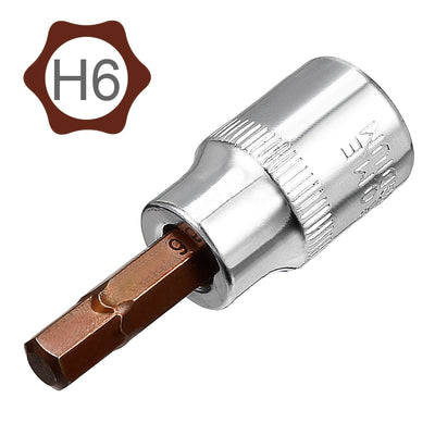 Harfington Uxcell Hex Bit Socket, S2 Steel Bits, CR-V Sockets For Hand Use Only