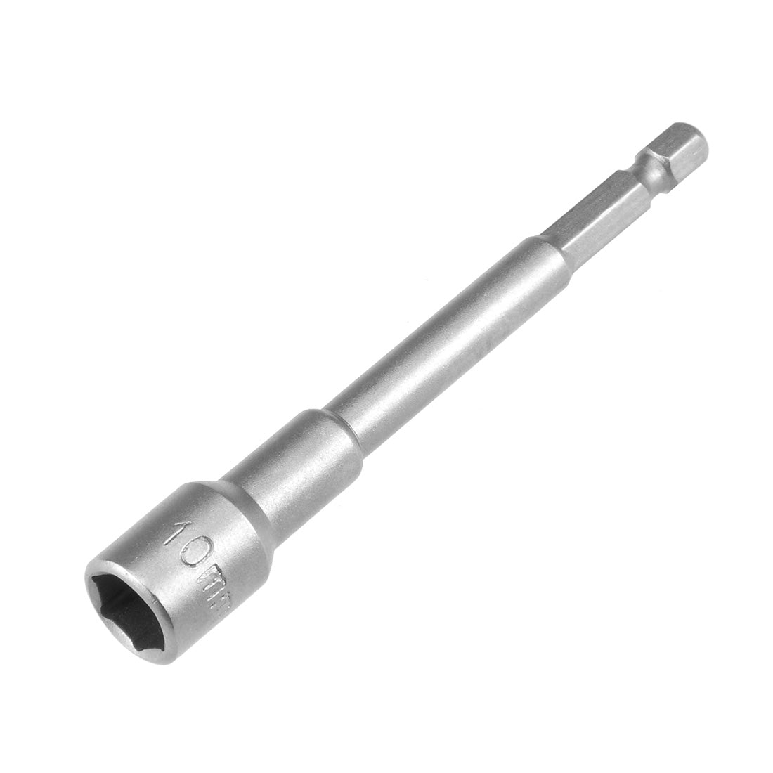 Uxcell Uxcell 1/4" Quick Change Shank 19mm Non-Magnetic Nut Socket Driver Wrench, 4" Length
