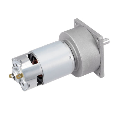 Harfington Uxcell 12V DC 150 RPM Gear Motor High Torque Electric Reduction Gearbox Centric Output D Shaft
