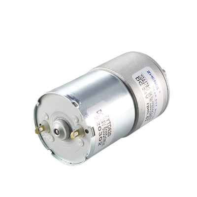 Harfington Uxcell 24V DC 52 RPM Gear Motor High Torque Electric Reduction Gearbox Centric Output Shaft