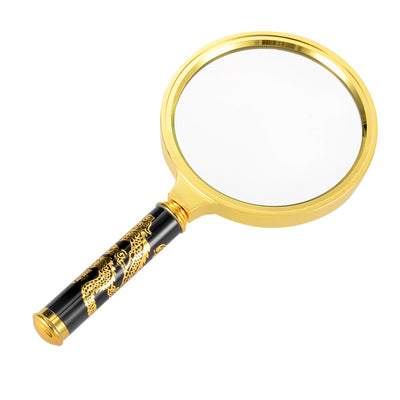 Harfington Uxcell 80mm 6X Handheld Magnifier,Read Magnifying Loupe Glasses 1000% for Book ,Hobby