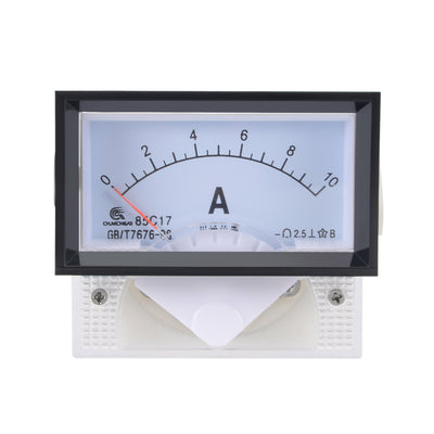 Harfington Uxcell 85C17 Analog Current Panel Meter DC 10A Ammeter for Circuit Testing Ampere Tester Gauge 1 PCS