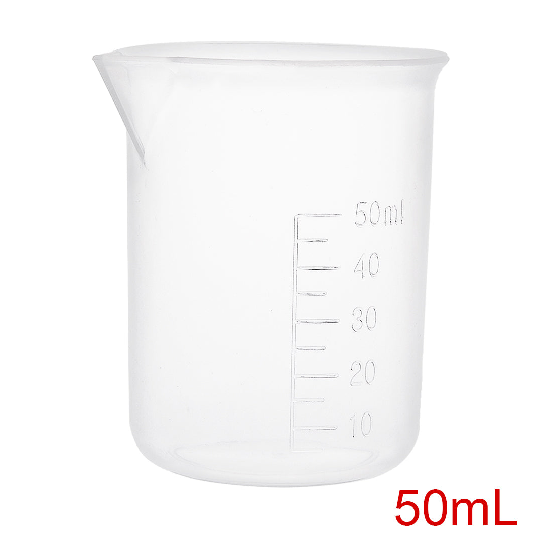 uxcell Uxcell 3pcs Measuring Cup Labs PP Graduated Beakers 50ml