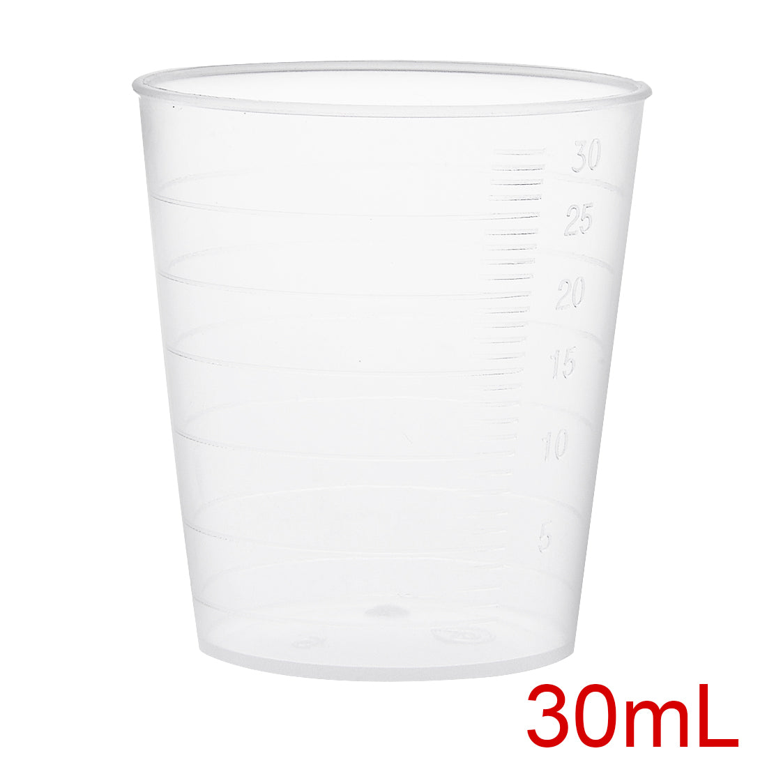 uxcell Uxcell Kitchen Laboratory 30mL Plastic Measuring Cup 2pcs w Cap