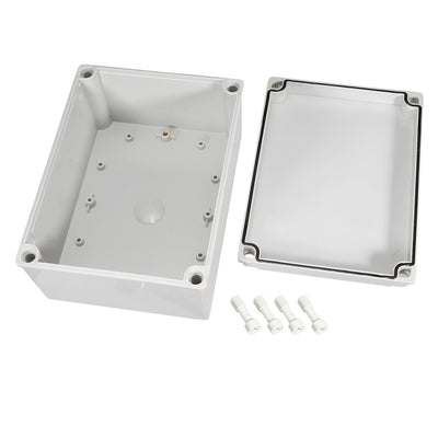 Harfington Uxcell 200*150*100mm Electronic ABS Plastic DIY Junction Box Enclosure Case Gray