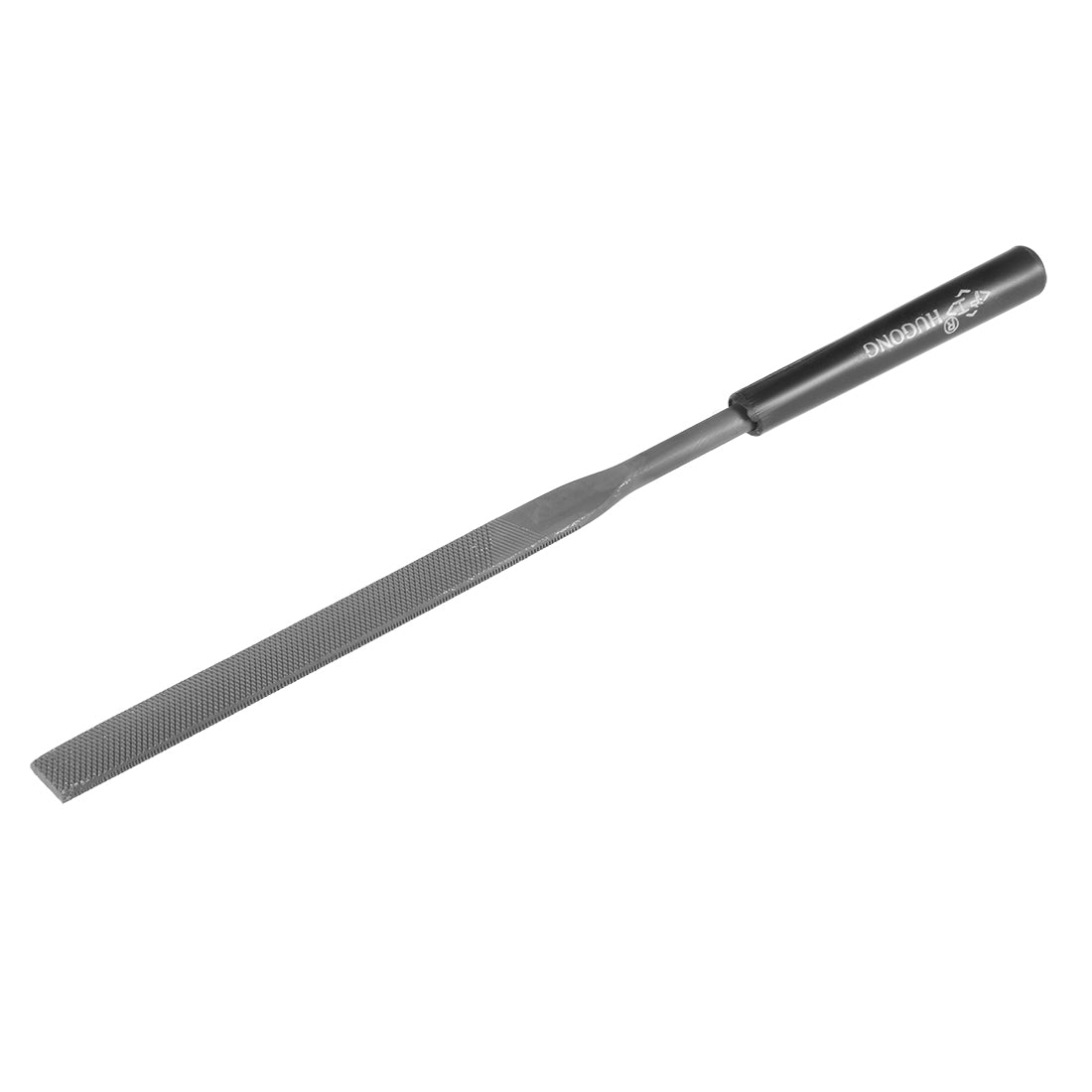 uxcell Uxcell Second Cut Steel Flat Needle File with Plastic Handle, 5mm x 180mm