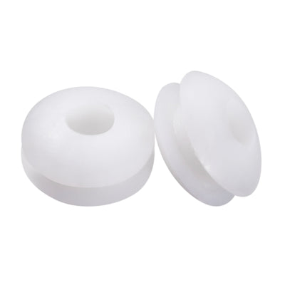 Harfington Uxcell Wire Protector Oil Resistant Armature Rubber Grommet 10mm Inner Dia 50Pcs White