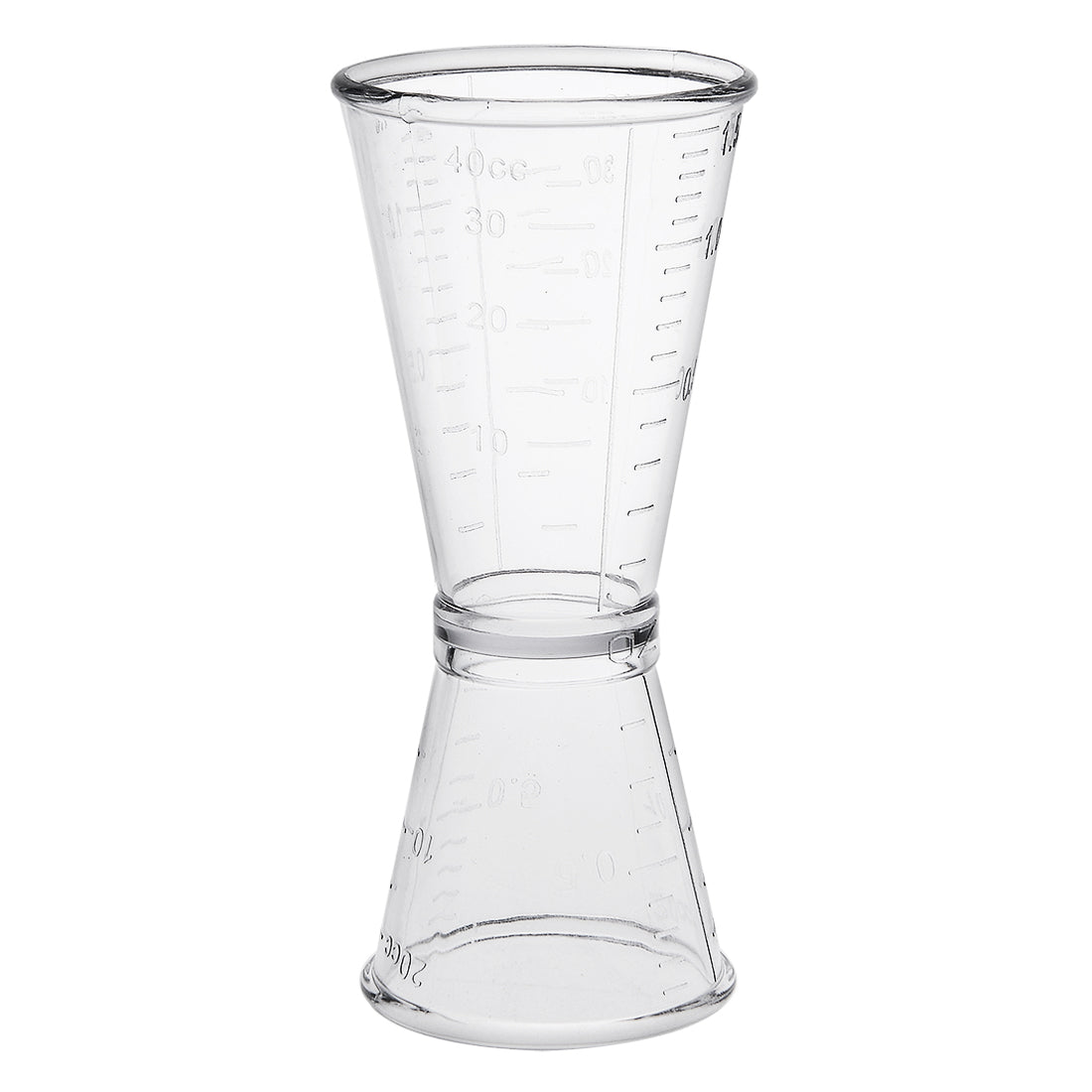 uxcell Uxcell Double Clear Plastic Measure Cup For Party Kitchen 40ml/20ml