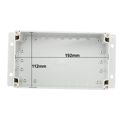 Harfington Uxcell 200 x 120 x 75mm Electronic Plastic DIY Junction Box Enclosure Case w Clear Cover