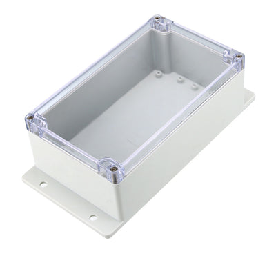 Harfington Uxcell 200 x 120 x 75mm Electronic Plastic DIY Junction Box Enclosure Case w Clear Cover
