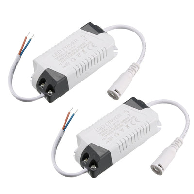 Harfington Uxcell 12-18W Constant Current 300mA High Power LED Driver AC 85-265V Output 36-65V DC Connector External Power Supply LED Ceiling Lamp Transformer 2Pcs