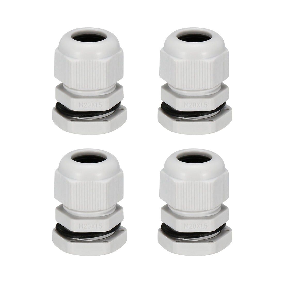 GINTOOYUN 10er Set Kabeldrüsen M20x1.5 - IP68 Wasserdicht 6-12mm