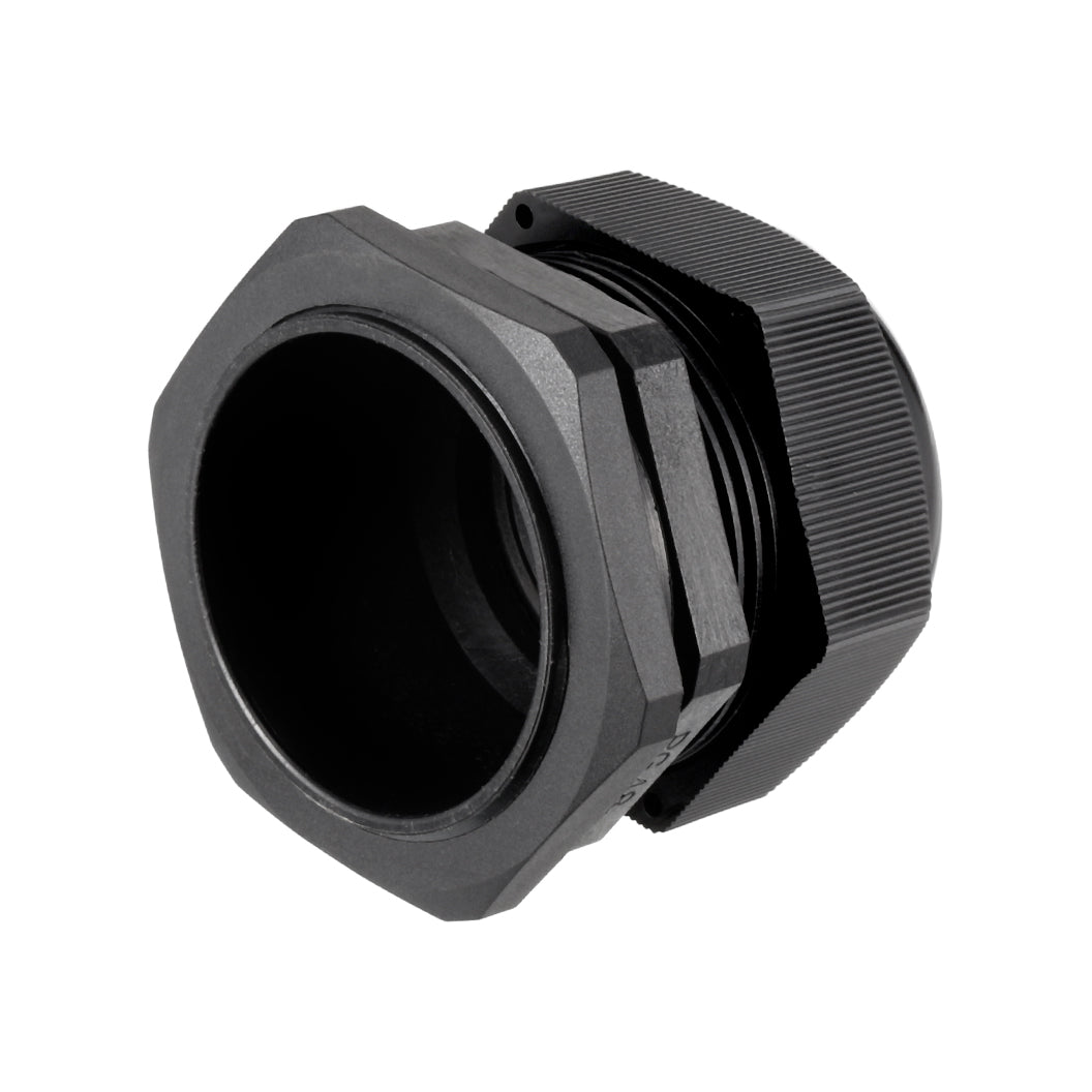 uxcell Uxcell PG48 Cable Gland Waterproof Connector Plastic Wire Glands Joints Black for 37-44mm Dia Wires