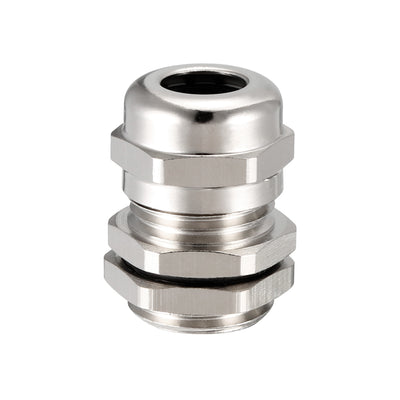 Harfington Uxcell M16 Cable Gland Metal Waterproof Connector Wire Glands Joints for 4mm-8mm Dia Range