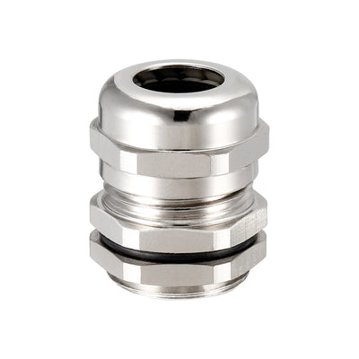 Harfington Uxcell M20 Cable Gland Metal Waterproof Connector Wire Glands Joints for 6mm-12mm Dia Range