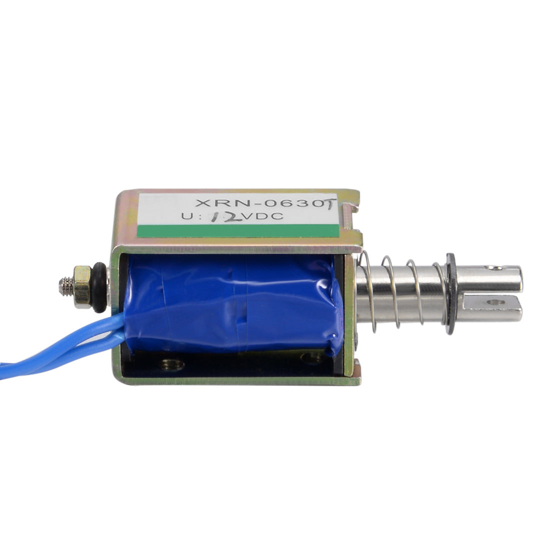 uxcell Uxcell XRN-0630T DC 12V 10N 10mm Push Pull Type Open Frame Solenoid Electromagnet