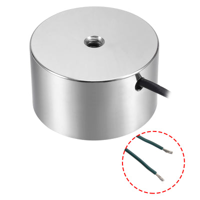 Harfington Uxcell 59mm x 34mm DC12V 700N Sucking Disc Solenoid Lift Holding Electromagnet