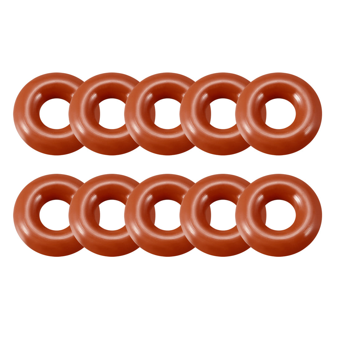 uxcell Uxcell Silicone O-Ring Outside Diameter VMQ Seal Rings Sealing Gaskets Red