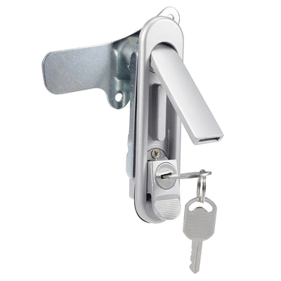 Harfington Uxcell Electric Cabinet Panel Cam Lock Pull Type Pop Up Door Lock w Keys AB302-1