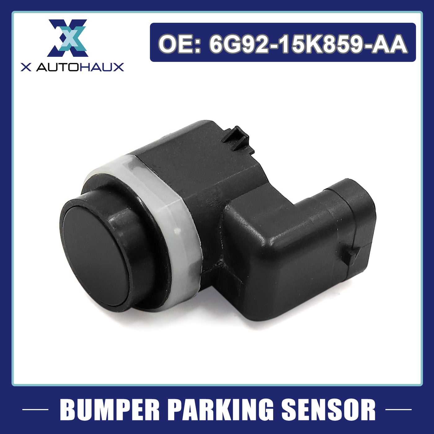 X AUTOHAUX 6G92-15K859-AA Car Bumper Reverse PDC Parking Backup Assist Sensor for Ford Galaxy WA6 2006-2015 MPV