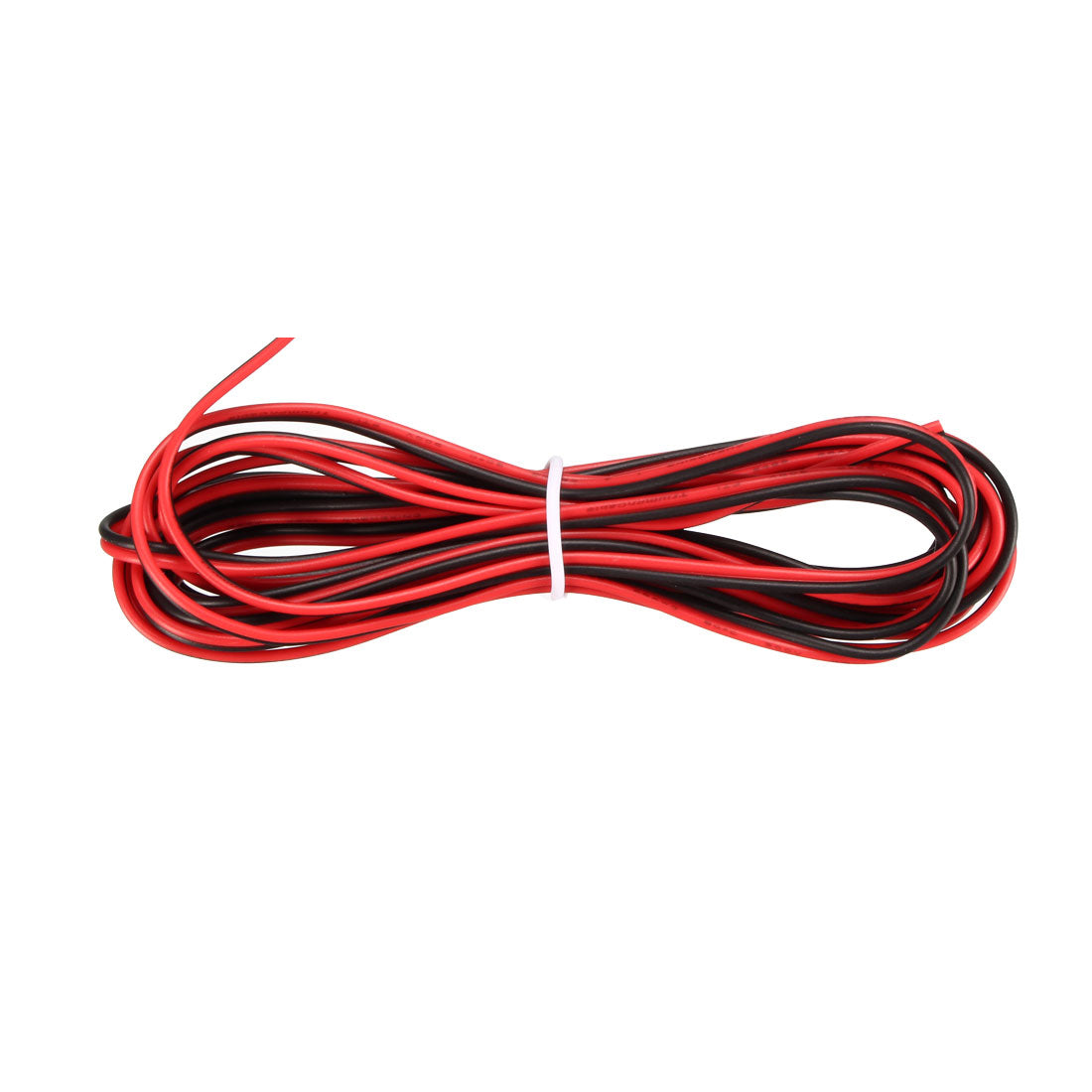 uxcell Uxcell Red Black Wire 2pin Extension Cable Cord 28 AWG Parallel Wire Tin Plated Copper 3 Meters Length Red Black for LED Strip Light