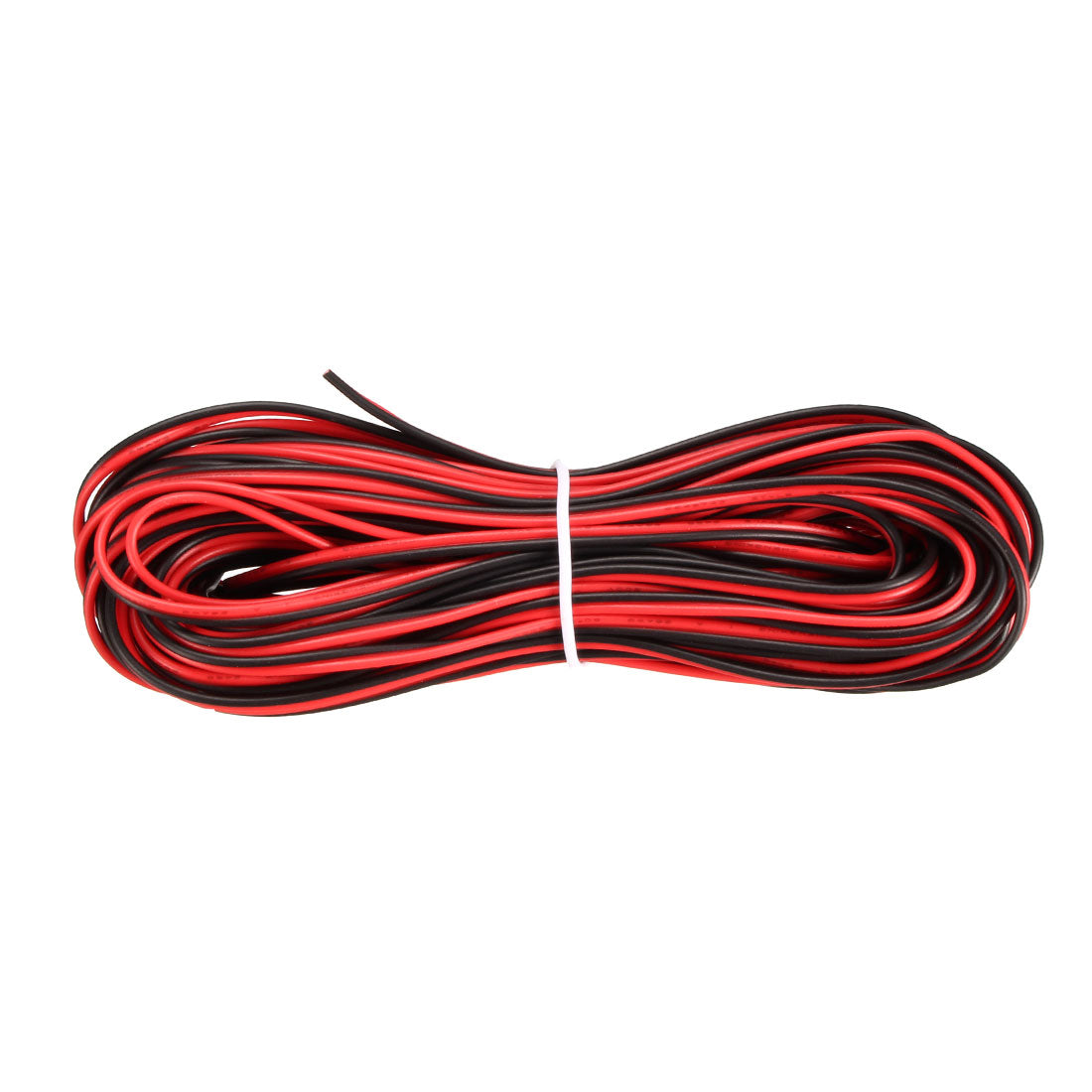 uxcell Uxcell Red Black Wire 2pin Extension Cable Cord 28 AWG Parallel Wire Tin Plated Copper 10M Length for LED Strip Light