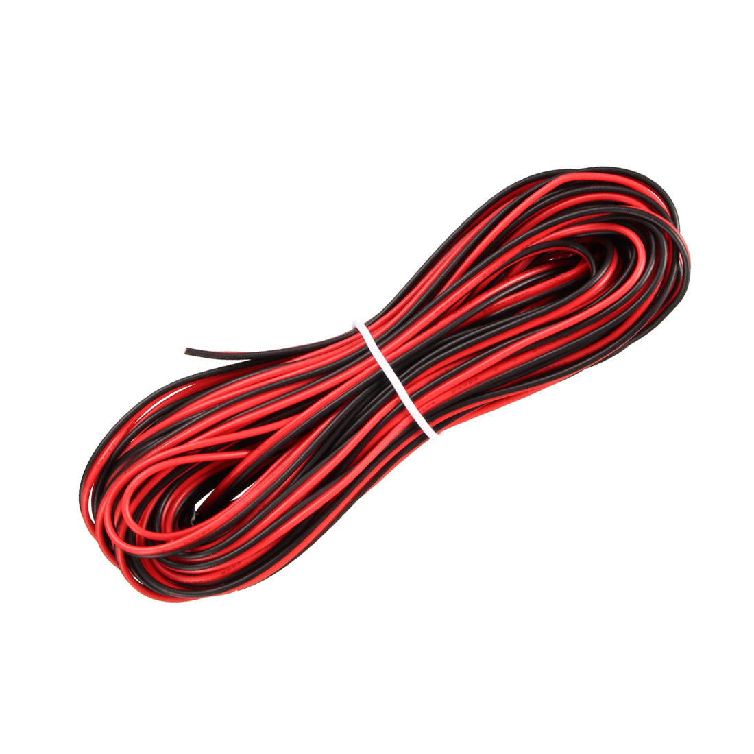 uxcell Uxcell Red Black Wire 2pin Extension Cable Cord 28 AWG Parallel Wire Tin Plated Copper 10M Length for LED Strip Light