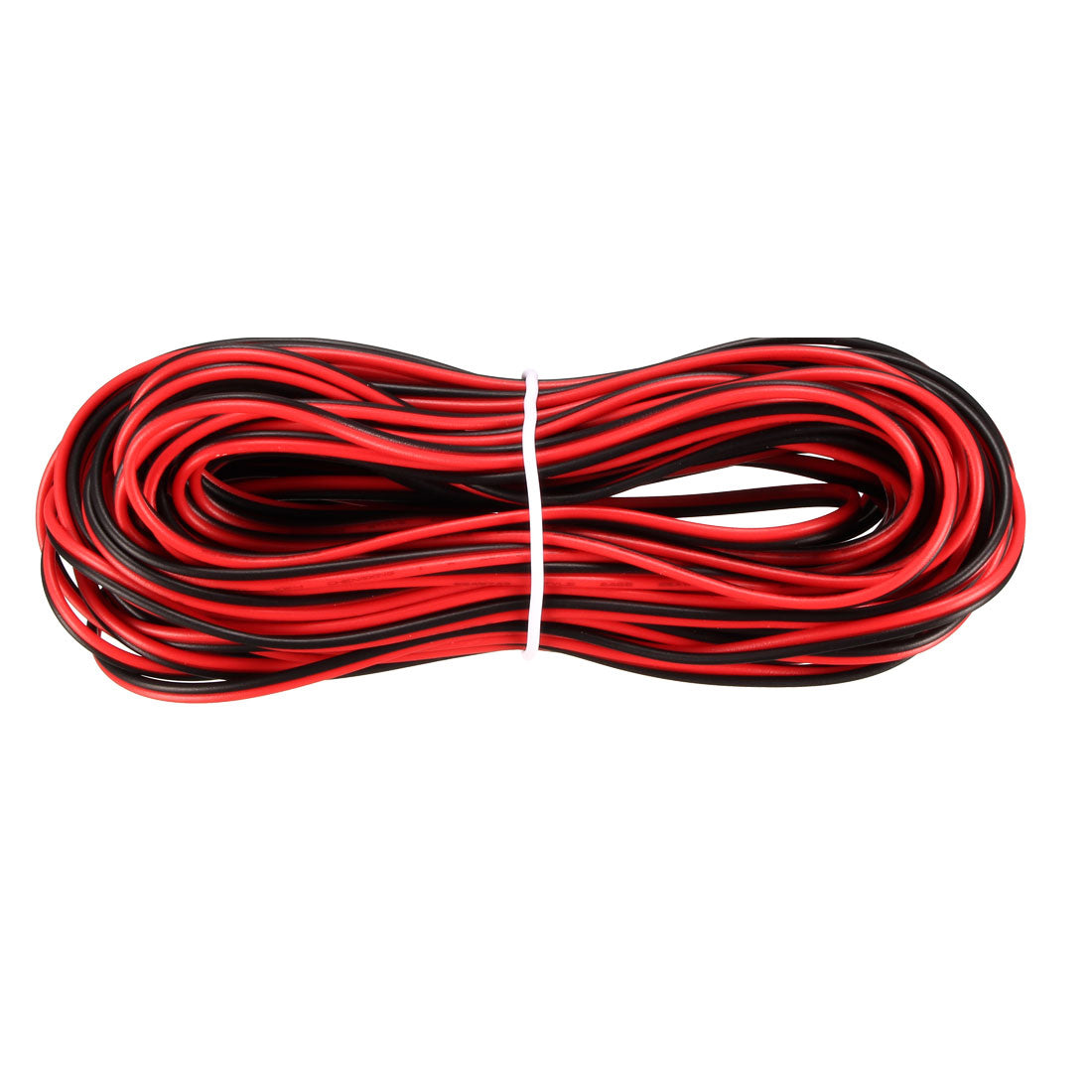 uxcell Uxcell Red Black Wire 2pin Extension Cable Cord 26 AWG Parallel Wire Tin Plated Copper 10M Length for LED Strip Light
