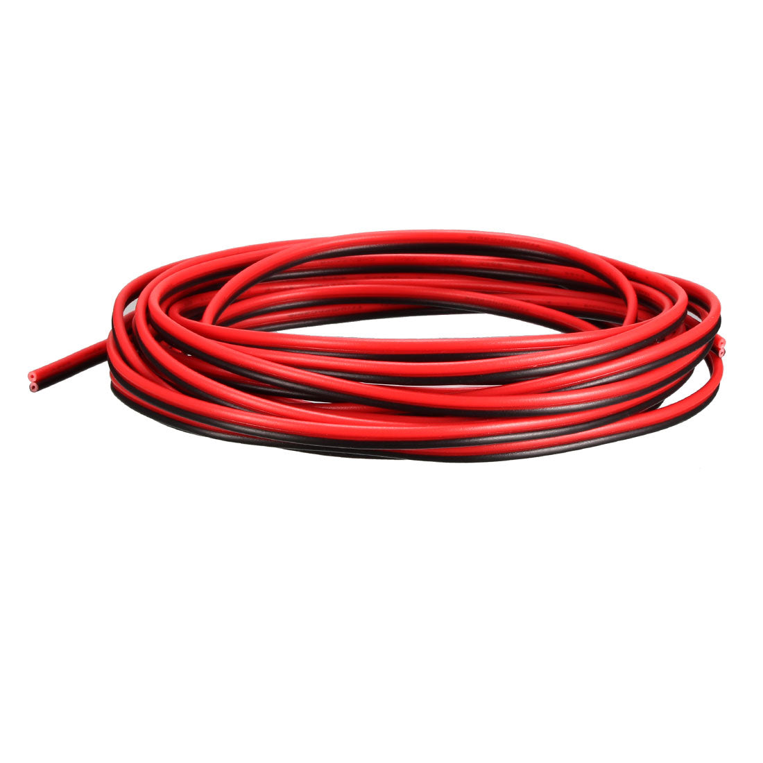 uxcell Uxcell Red Black Wire 2pin Extension Cable Cord 24 AWG Parallel Wire Tin Plated Copper 3 Meters Length for LED Strip Light