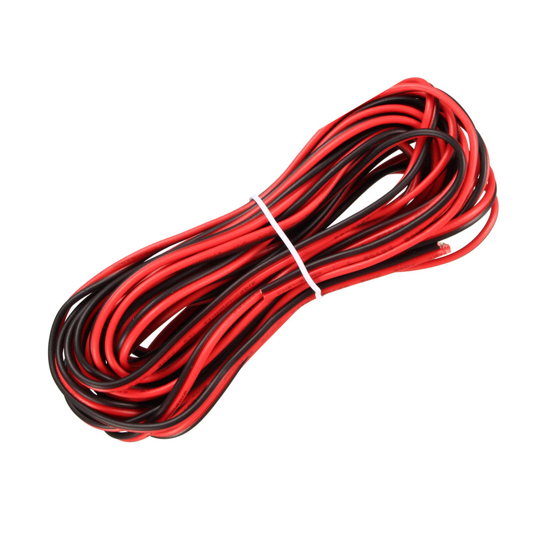 uxcell Uxcell Red Black Wire 2pin Extension Cable Cord 20 AWG Parallel Wire Tin Plated Copper 6M Length for LED Strip Light