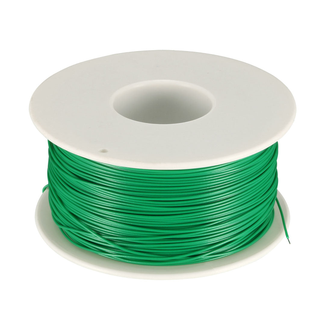 uxcell Uxcell OK Wire Tin Plated Copper Cord Wire Wrapping P/N 30 AWG 650ft Length Green