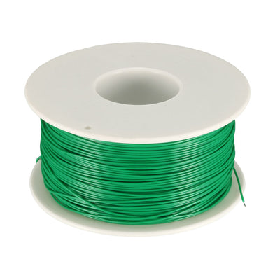 Harfington Uxcell OK Wire Tin Plated Copper Cord Wire Wrapping P/N 30 AWG 650ft Length Green
