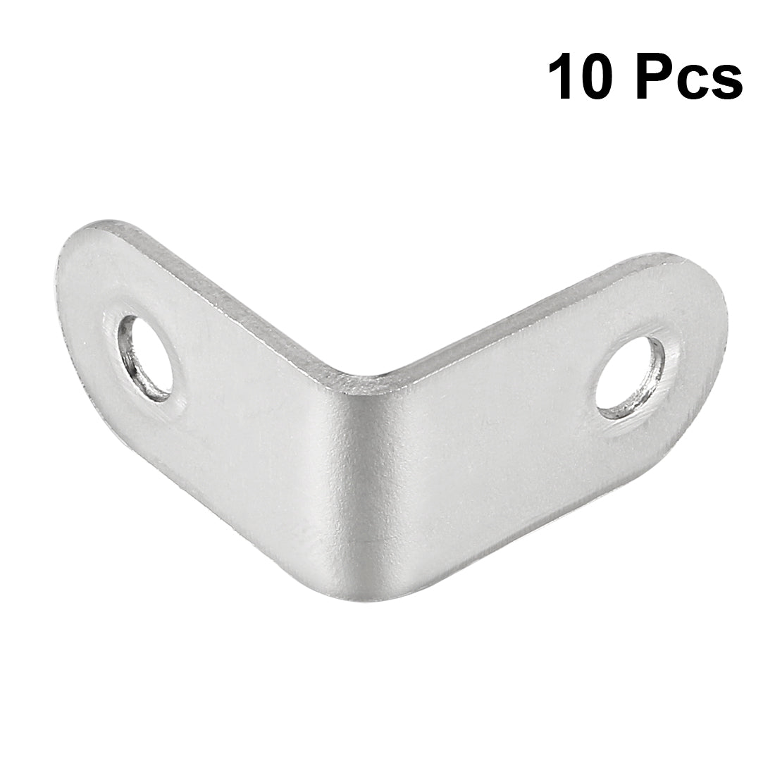 uxcell Uxcell 10pcs 25mmx25mmx16mm Stainless Steel Corner Brace Joint L Shape Right Angle Bracket Fastener