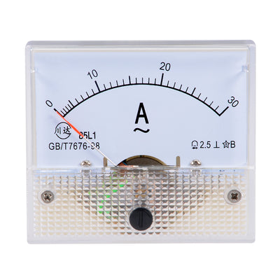 Harfington Uxcell AC 0-30A Analog Panel Ammeter Gauge Ampere Current Meter 85L1
