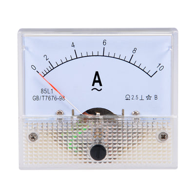 Harfington Uxcell AC 0-10A Analog Panel Ammeter Gauge Ampere Current Meter 85L1