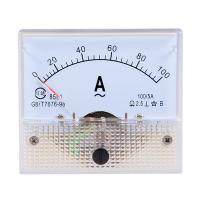 Harfington Uxcell AC 0-100A Analog Panel Ammeter Gauge Ampere Current Meter 85L1