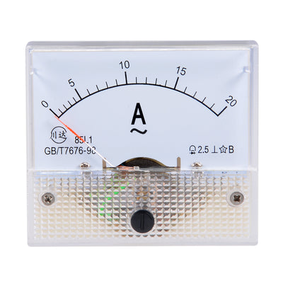Harfington Uxcell AC 0-20A Analog Panel Ammeter Gauge Ampere Current Meter 85L1