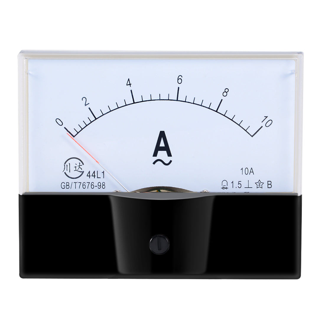 uxcell Uxcell AC 0-10A Analog Panel Ammeter Gauge Ampere Current Meter 44L1 1.5 Error Margin
