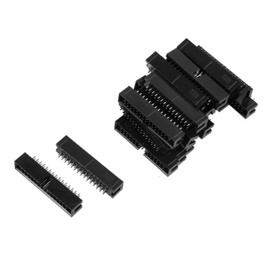 Harfington Uxcell 20Pcs 2.54mm Pitch 2x15-Pin Double Row Straight Box Header Connector PCB Board Socket