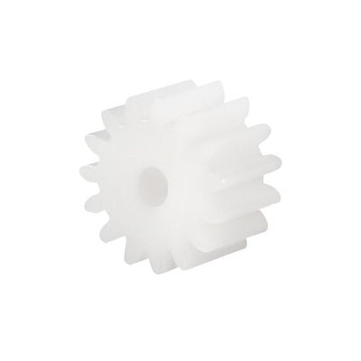 Harfington Uxcell 10Pcs 162A Plastic Gear Accessories with 16 Teeth for DIY Car Robot Motor