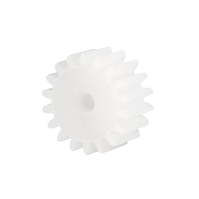 Harfington Uxcell 20Pcs 182A Plastic Gear Accessories with 18 Teeth for DIY Car Robot Motor