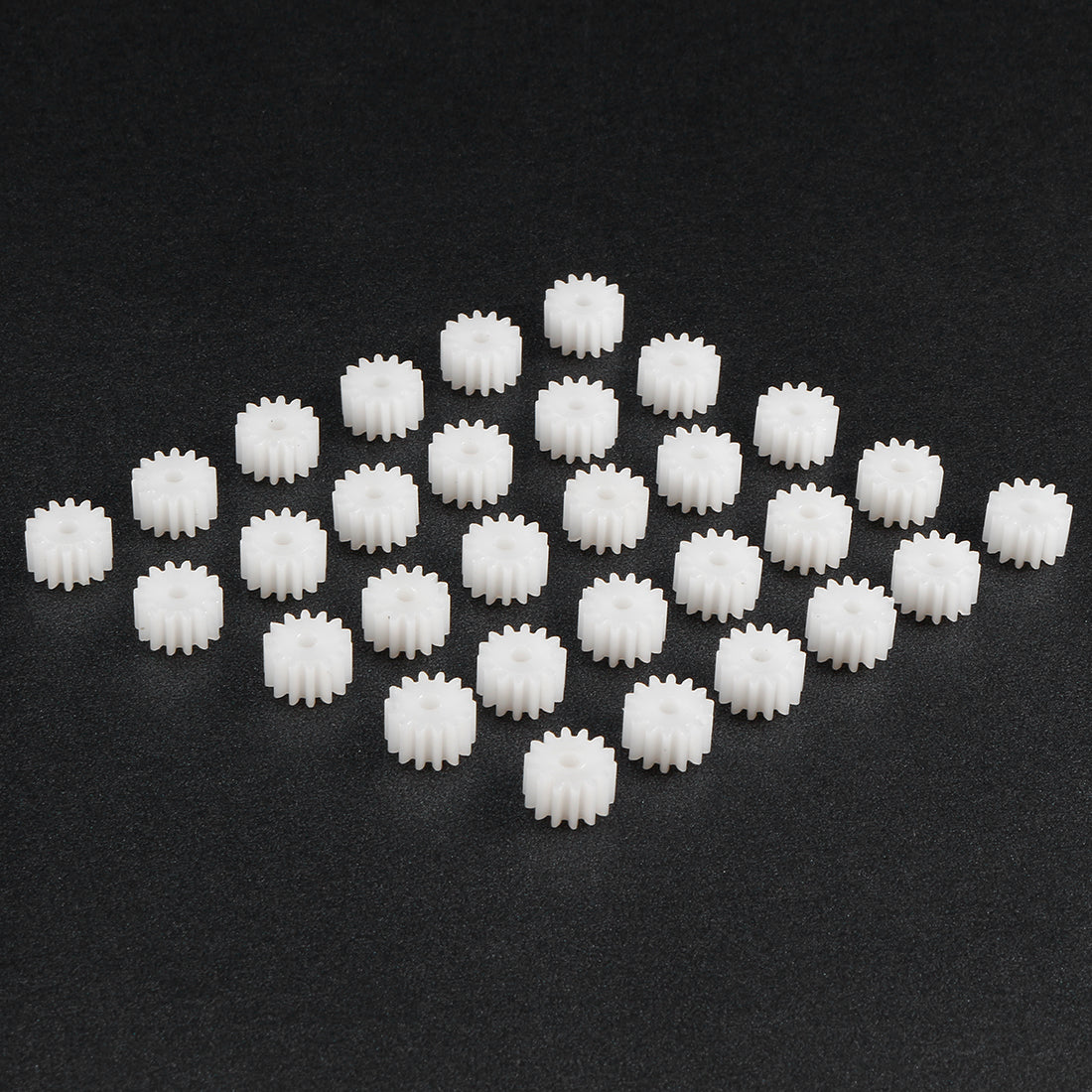uxcell Uxcell 30Pcs 142A Plastic Gear Accessories with 14 Teeth for DIY Car Robot Motor