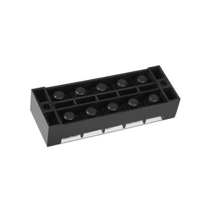 Harfington Uxcell Dual Rows 5 Positions 600V 45A Wire Barrier Block Terminal Strip TB-4505L