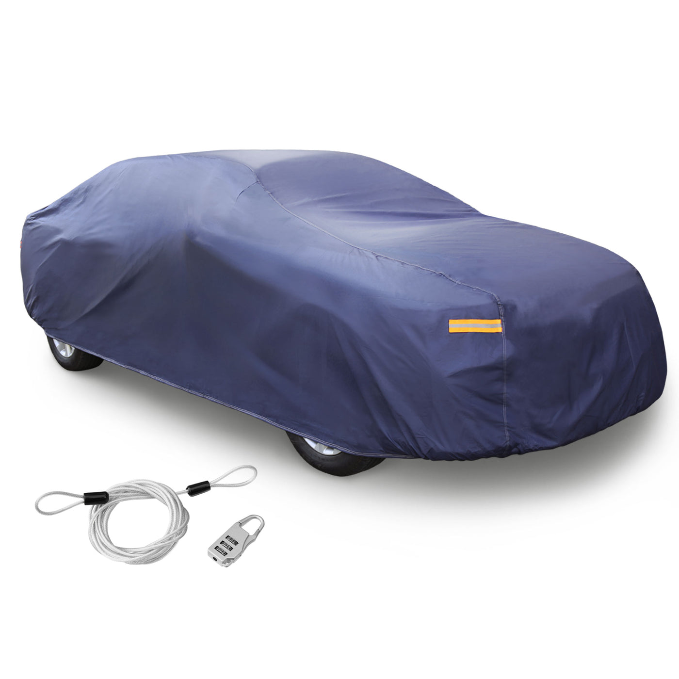 uxcell Uxcell 3XXL Purple Car Cover Outdoor Weather Waterproof Breathable Scratch Rain Snow Sun Heat Resistant 530 x 190 x 160cm