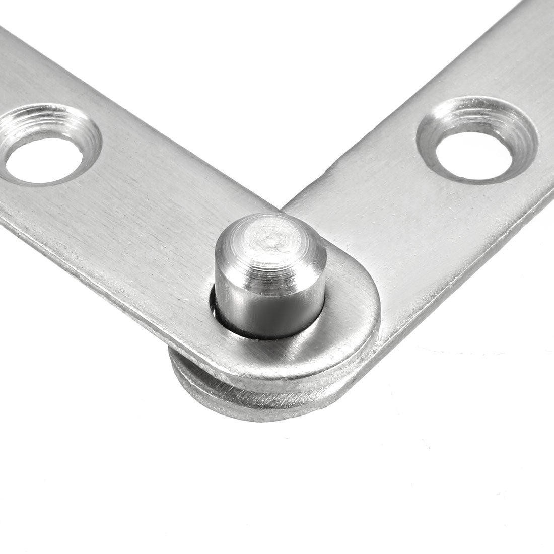 uxcell Uxcell Door Pivot Hinge, 58mmx11mmx9mm Stainless Steel 360 Degree Rotating 4pcs