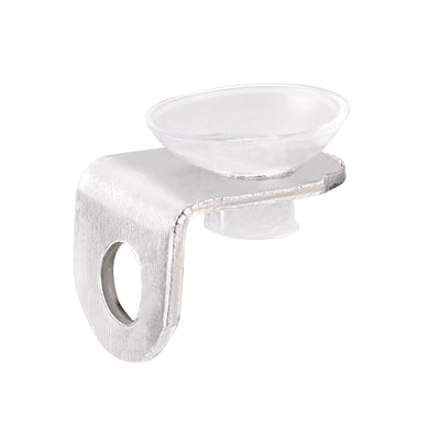 Harfington Uxcell Glass Shelf 15mm x 11mm x 12mm Fixing Clip Bracket Holder 90 Degree Right Angle with Suction Cup 30 Pcs