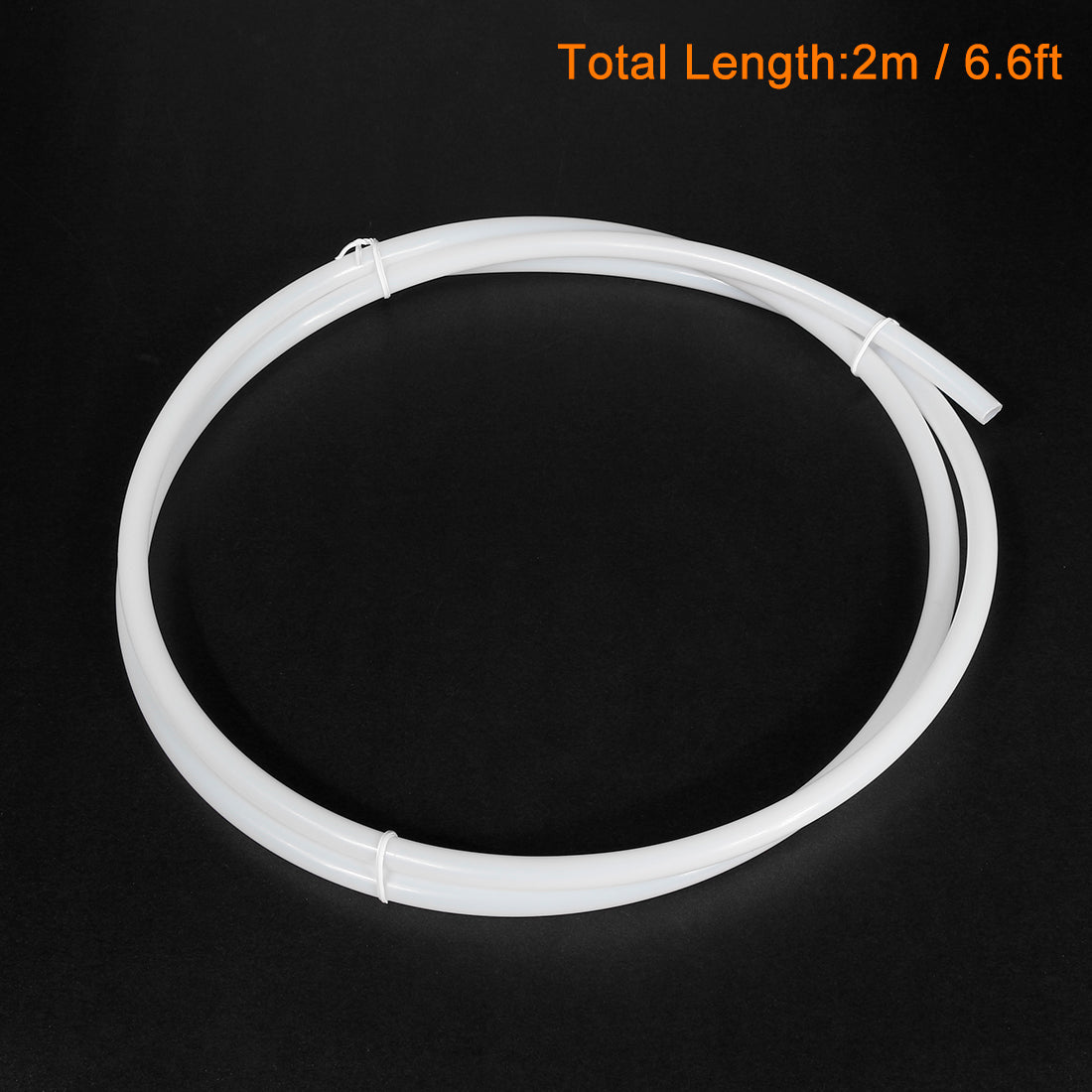uxcell Uxcell PTFE Tube Tubing 2 Meter 6.56ft Lengh Pipe 8mm ID 10mm OD for 3D Printer RepRap